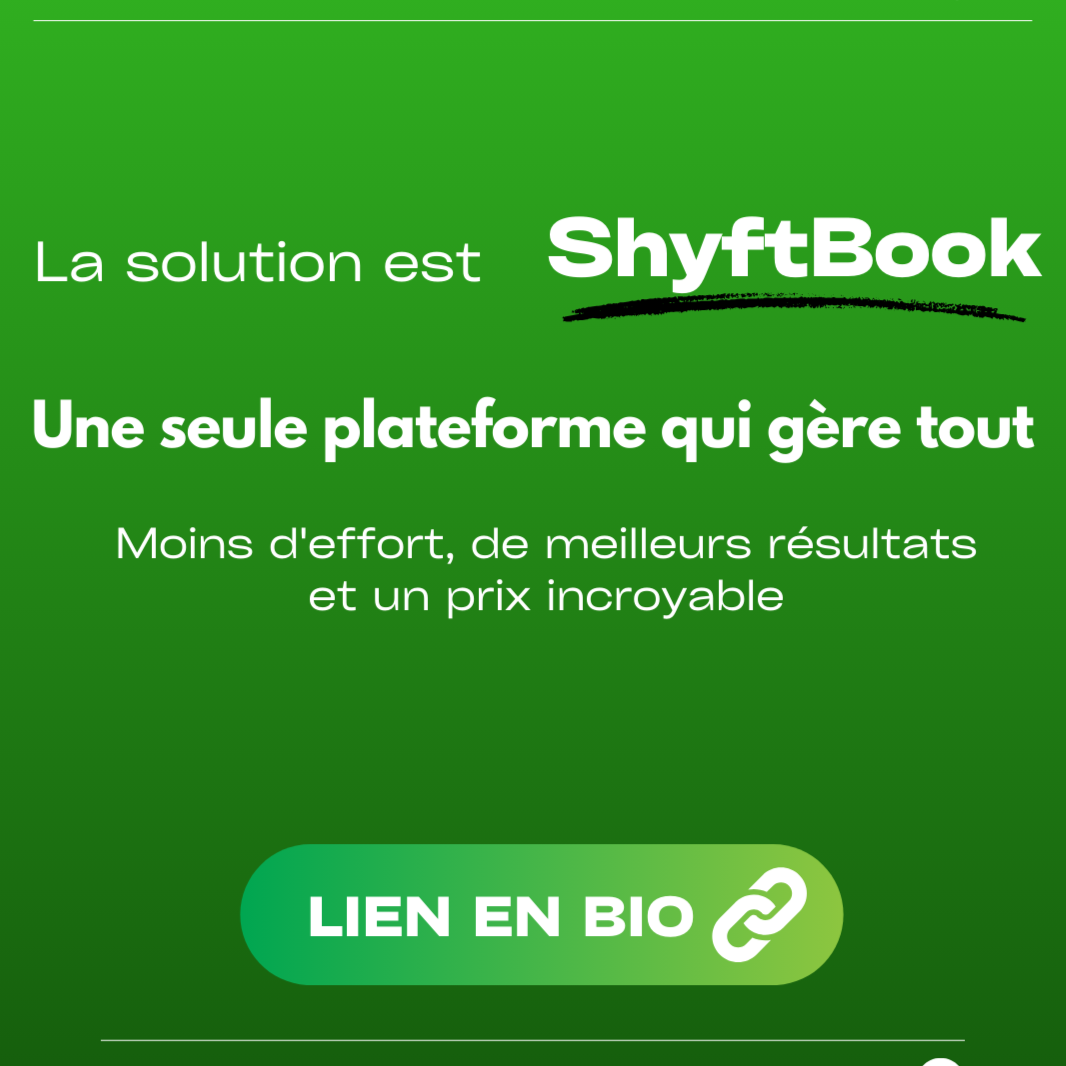 SHYFTBOOK - Le Seule Manager Qui Ne S'absentera JAMAIS...